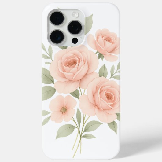 Elegant Floral iPhone Case (Rückseite)