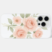 Elegant Floral iPhone Case (Rückseite (Horizontal))