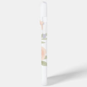 Elegant Floral iPhone Case (Rückseite / Links)