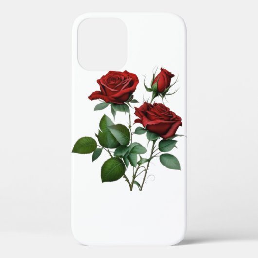 Elegant Floral iPhone Case (Rückseite)