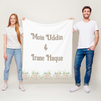 Elegant Floral Islamic Nikah Ceremony Invitation Fleecedecke