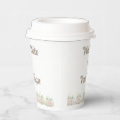 Elegant Floral Islamic Nikah Ceremony Invitation Pappbecher (Rechts)