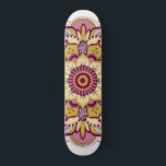 Elegant Floral Mandala Skateboard<br><div class="desc">Hübsches Blumenmandaladesign auf der Skateboard</div>