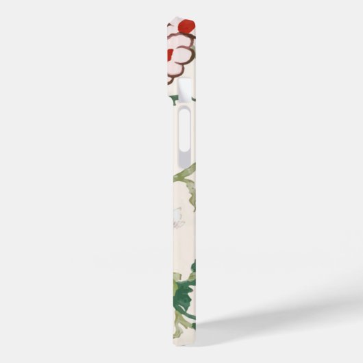 Elegant Floral Monogram Case-Mate iPhone Hülle (Rückseite / Links)