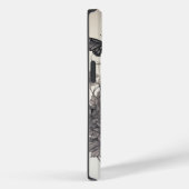 Elegant Floral Monogram Case-Mate iPhone Hülle (Rückseite / Rechts)