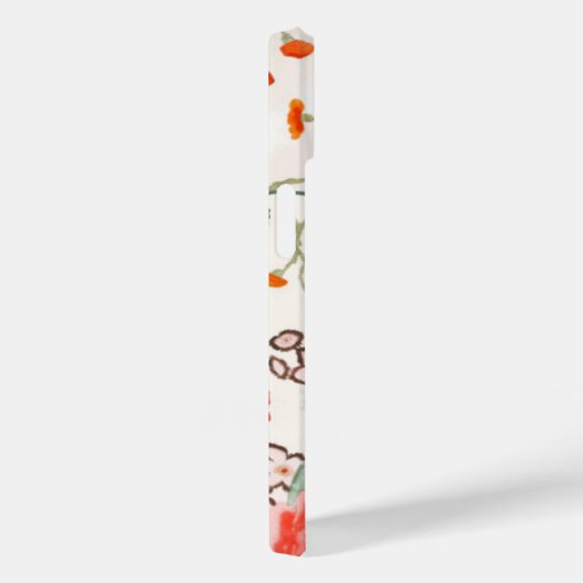 Elegant Floral Monogram Case-Mate iPhone Hülle (Rückseite / Rechts)