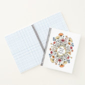 Elegant Floral Motivational Notebook Notizblock (Innenseite)