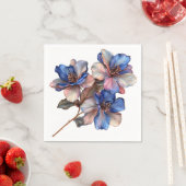 Elegant Floral Napkins Serviette (Beispiel)