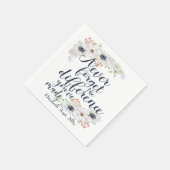 Elegant floral nie vergessen den Unterschied Serviette (Ecke)