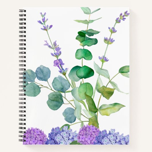 elegant floral NOTEBOOK Notizblock (Vorderseite)