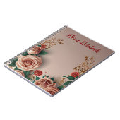Elegant Floral Notizblock (Linke Seite)