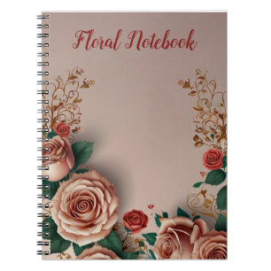 Elegant Floral Notizblock