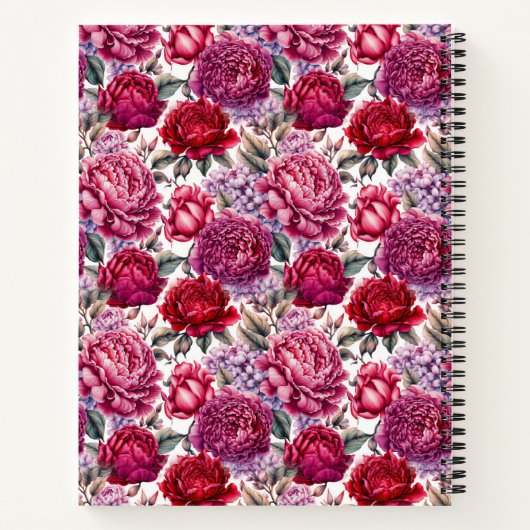 Elegant Floral Notizblock (Rückseite)