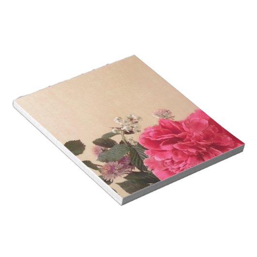 Elegant Floral Notizblock (angewinkelt)