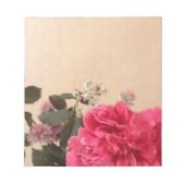 Elegant Floral Notizblock (Vorderseite)