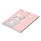 Elegant Floral Notizblock (Rotiert)