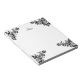 Elegant Floral Notizblock (angewinkelt)