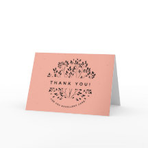 Elegant Floral Nurse Caregiver Doctor Vielen Dank