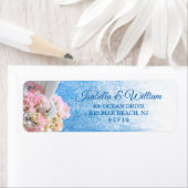 Elegant Floral Ocean Beach Summer Wedding Address (Insitu)