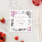 Elegant Floral Paper Napkin Serviette (Beispiel)
