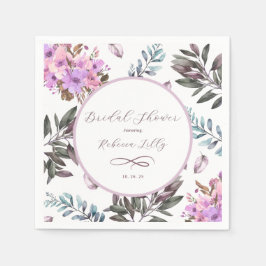 Elegant Floral Paper Napkin Serviette