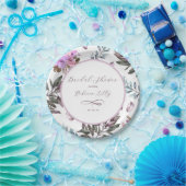 Elegant Floral Pappteller (Party)