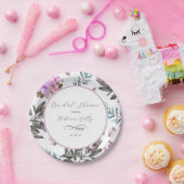 Elegant Floral Pappteller (Party)