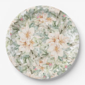 elegant floral pappteller (Vorderseite)
