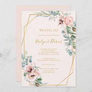 Elegant Floral Pastel, die wir noch immer überpr Einladung