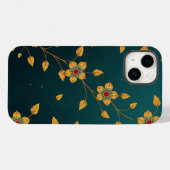 Elegant Floral Pattern Case-Mate iPhone Hülle (Rückseite (Horizontal))