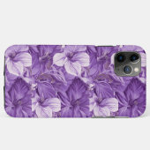 Elegant floral pattern in purple tones Case-Mate iPhone hülle (Rückseite (Horizontal))