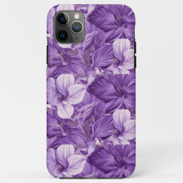 Elegant floral pattern in purple tones Case-Mate iPhone hülle