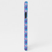 Elegant floral pattern in purple tones iPhone hülle (Rechte Seite)