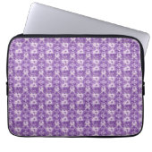 Elegant floral pattern in purple tones laptopschutzhülle (Vorderseite)
