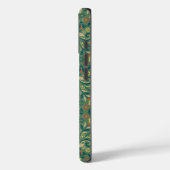 Elegant Floral Pattern in Yellow and Red on Green Case-Mate iPhone Hülle (Rückseite / Links)