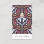 Elegant Floral Pattern Visitenkarte (Vorderseite)
