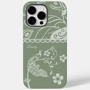 Elegant Floral Peacock Case-Mate iPhone 14 Pro Max Hülle