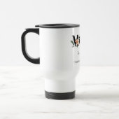 Elegant Floral Personalized Mom Travel Coffee Mug Reisebecher (Links)