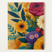 Elegant Floral Planer (Rückseite)