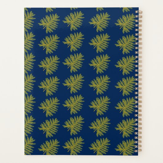 Elegant Floral Planer (Rückseite)