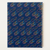 Elegant Floral Planer (Rückseite)