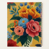 Elegant Floral Planer (Rückseite)