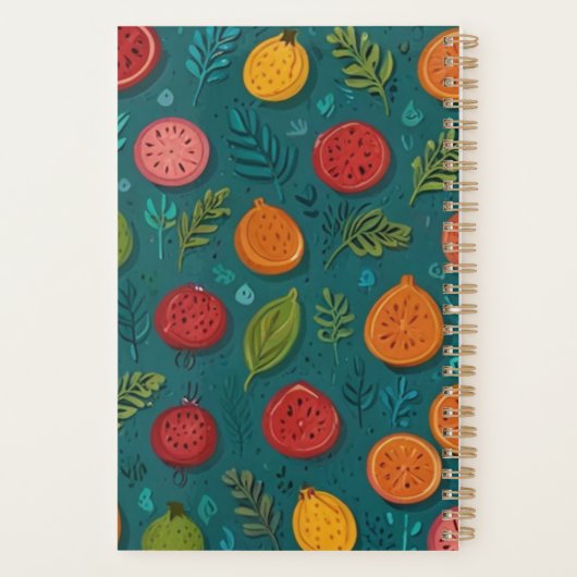 Elegant Floral Planer (Rückseite)