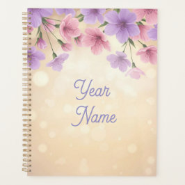 Elegant Floral Planner Planer