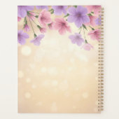 Elegant Floral Planner Planer (Rückseite)