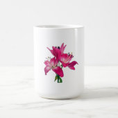 Elegant Floral Print Ceramic Mug Kaffeetasse (Mittel)