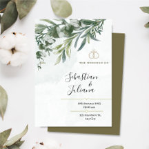 Elegant floral Rustic Eukalyptus Greenerity Weddin