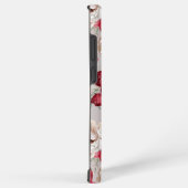 Elegant Floral Samsung Galaxy Case with Red Roses Hülle (Rechte Seite)