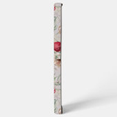 Elegant Floral Samsung Galaxy Case with Red Roses Hülle (Linke Seite)