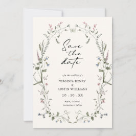 Elegant Floral Save the Date